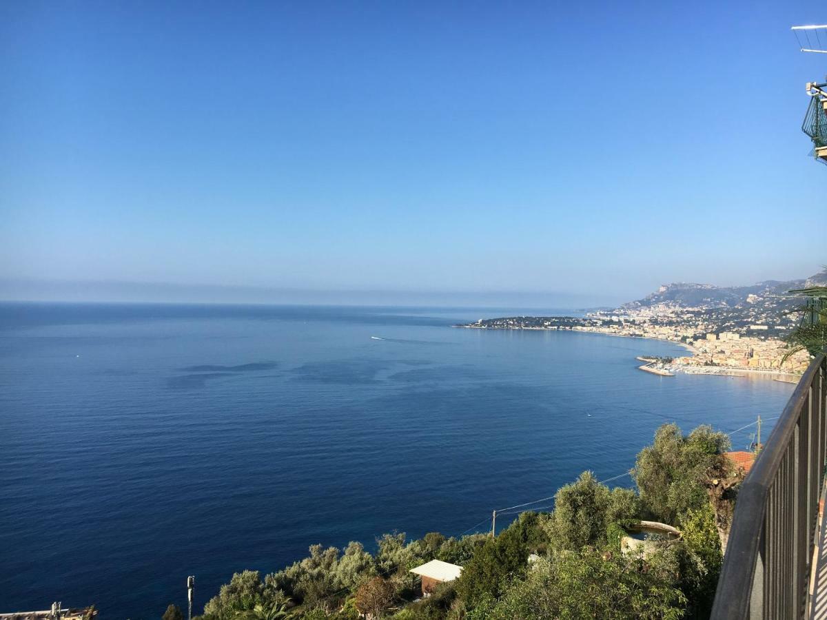 House In Grimaldi. Spectacular View Over The French Riviera! Grimaldi  Exterior photo